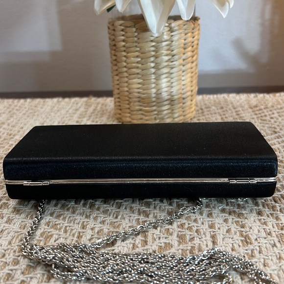 Carolee Satin Clutch 6.75”w x 3”h x 1”d - Picture 5 of 7